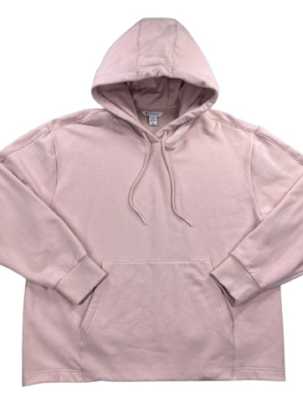 Athleta Soft Pink Coaster Luxe Hoodie Soft Fleece Oversized Tunic Sweatshirt M
